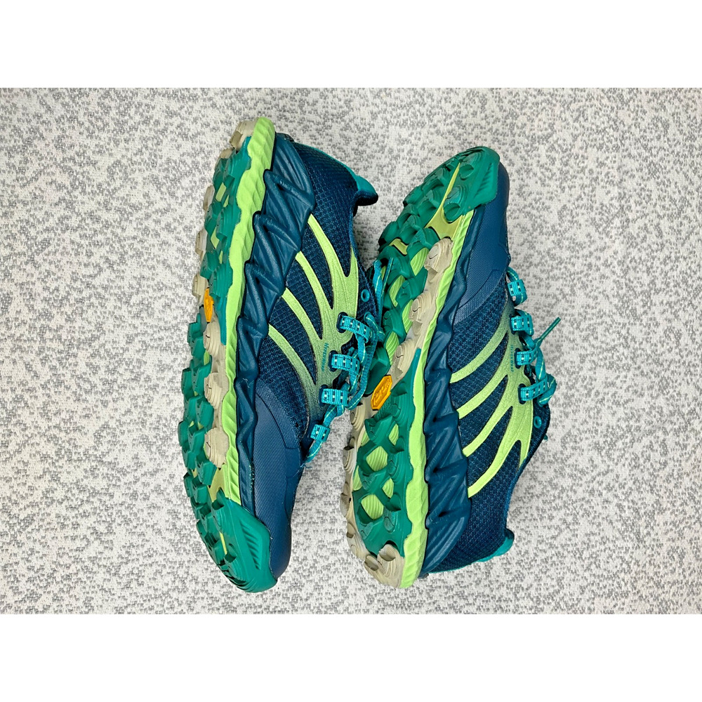 Merrell Bare Access Flex Trail Running Shoes Teal Lime Green Womens 6 Gorpcore - Picture 3 of 10